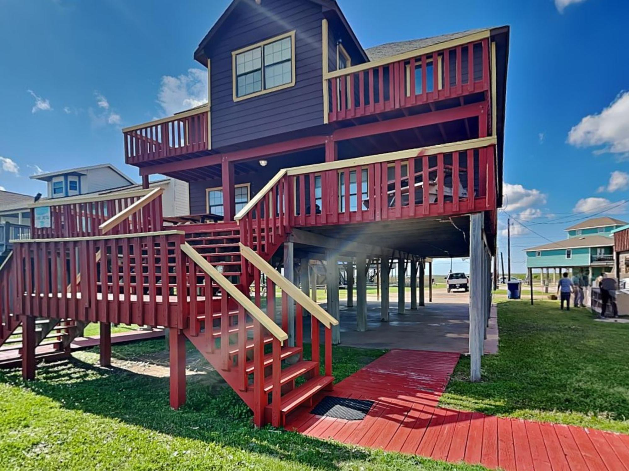 Beachfront Sandcastle Villa Surfside Beach Exterior photo