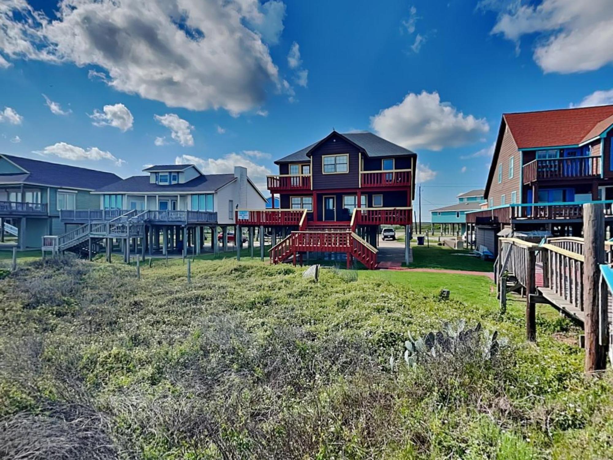 Beachfront Sandcastle Villa Surfside Beach Exterior photo