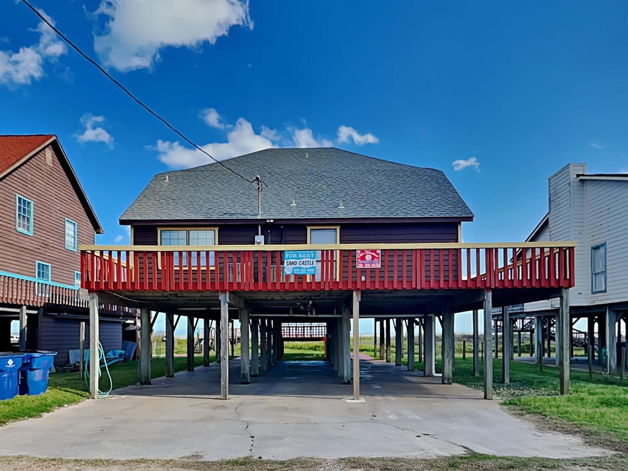 Beachfront Sandcastle Villa Surfside Beach Exterior photo